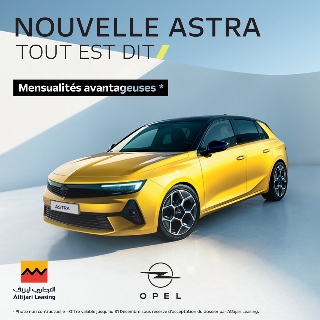 Démarquez-vous avec la nouvelle Opel Astra !